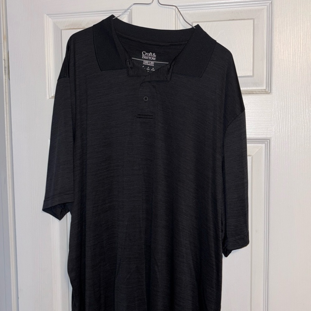 3XL Black Croft and Barrow polo.